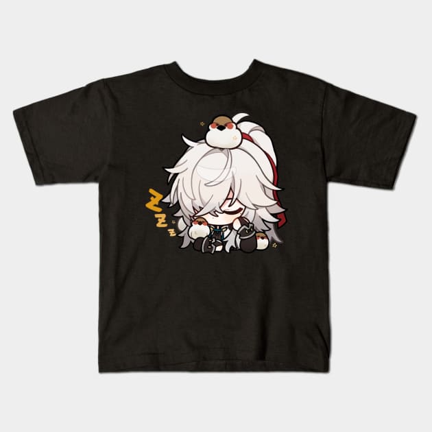 Honkai Star Rail Chibi Jing Yuan 2 Kids T-Shirt by HoyoStan